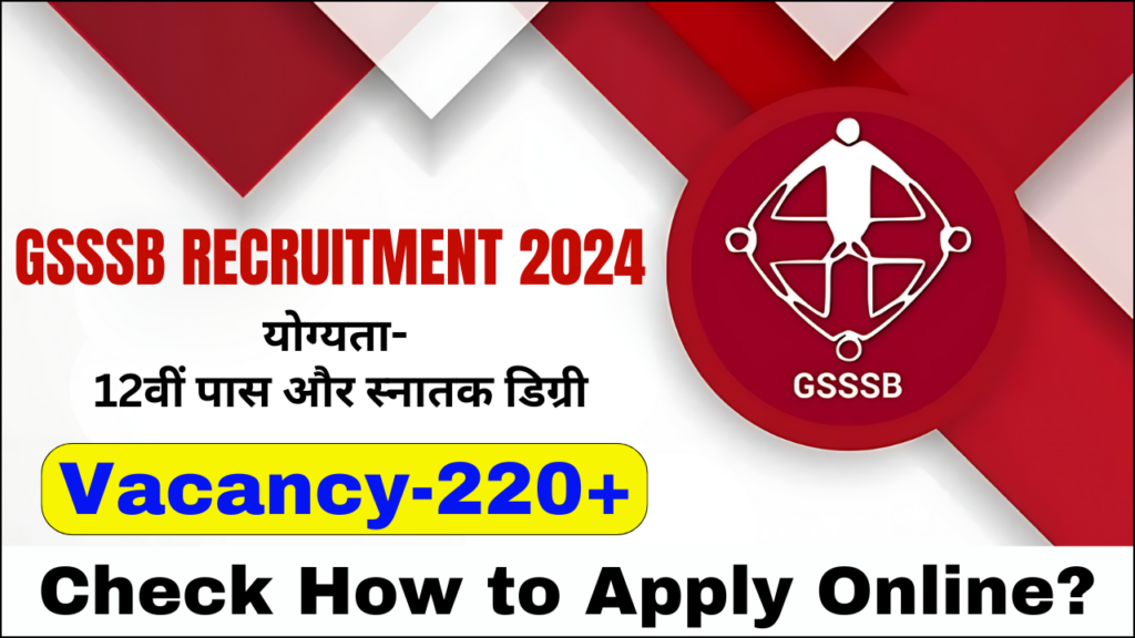 GSSSB Recruitment 2024